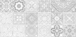Плитка Декор Concrete Module серый 30х60