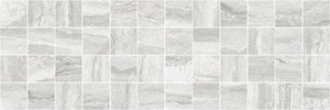 Мозаика MM11188 Декор Glossy мозаичный серый 20х60