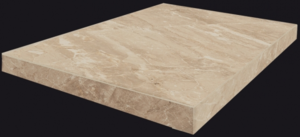 Ступени 620070000954 Портофино Бежевый Ступень Угловая левая 33x45
