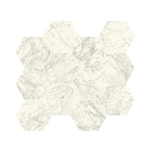 Керамогранитная мозаика Caesar Anima Ever Com. E Supreme White 28,5x33 Luc