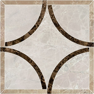 Керамогранит K-40/CR/d02 ETERNA LIGHT BEIGE D02-CUT CR 60x60