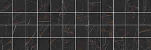 Мозаика MM60074 Royal Декор мозаичный чёрный 20х60