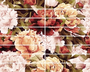 Плитка Бордюр Peony 4х25
